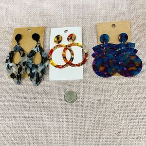 Confetti Acrylic Earring Bundle